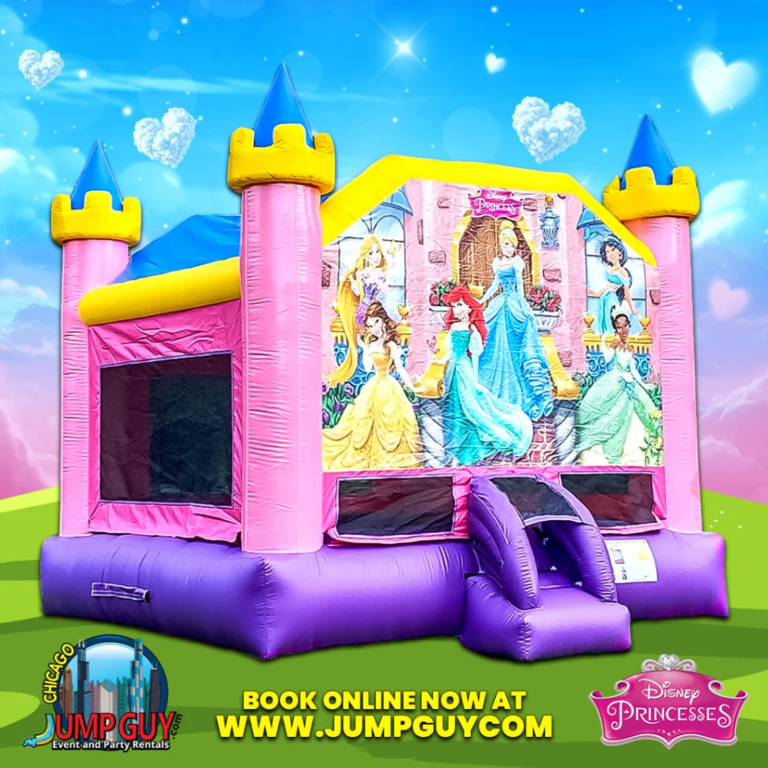 Disney Princess Bounce House rental for Mundelein IL events in ZIP code 60060