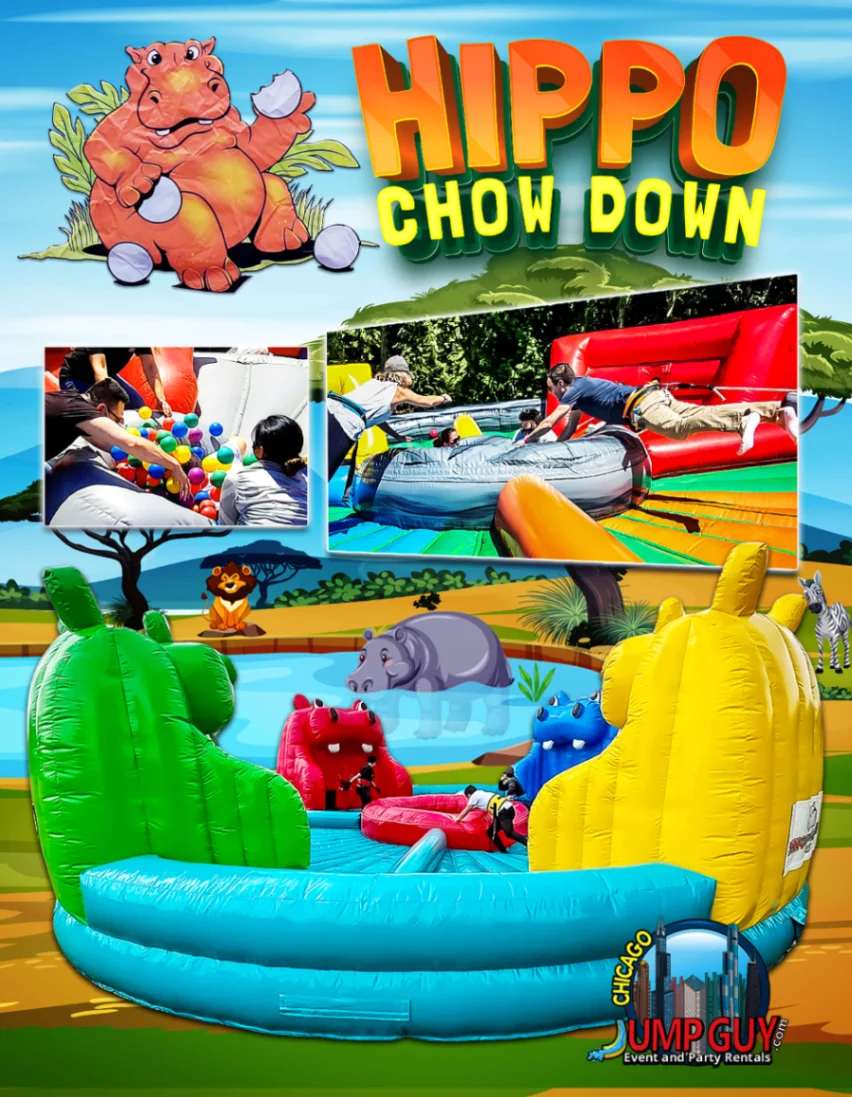 Hippo Chow Down Game rental for Mundelein IL events in ZIP code 60060