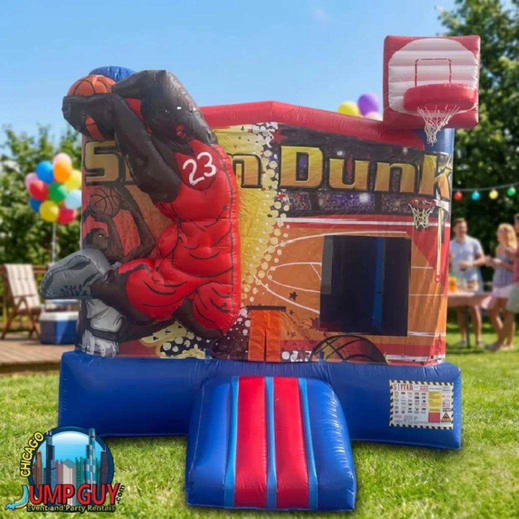 Chicago Basketball Bounce House rental for Mundelein IL events in ZIP code 60060