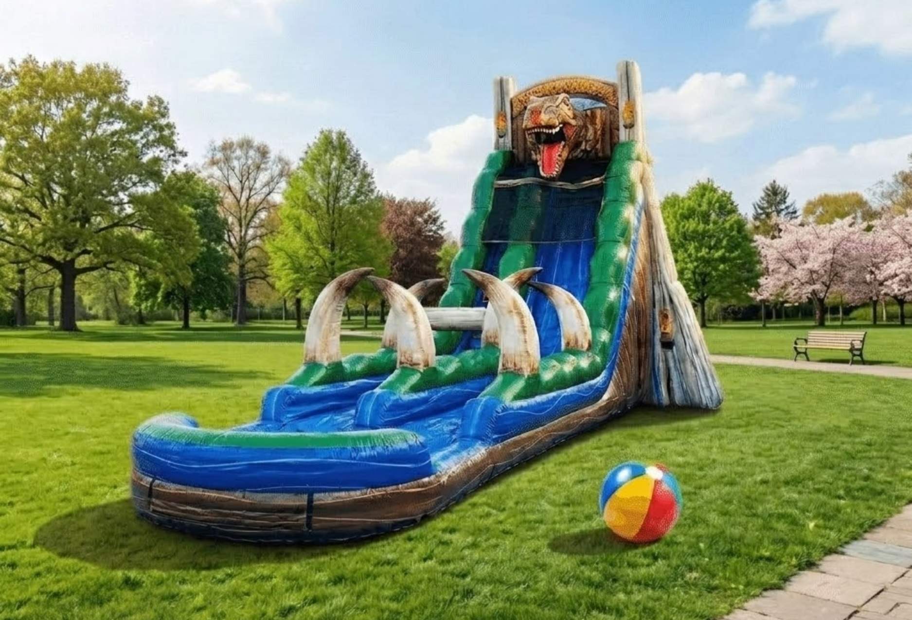 Dual Lane Racing Water Slide District For Events In Zip Code rental for Mundelein IL events in ZIP code 60060