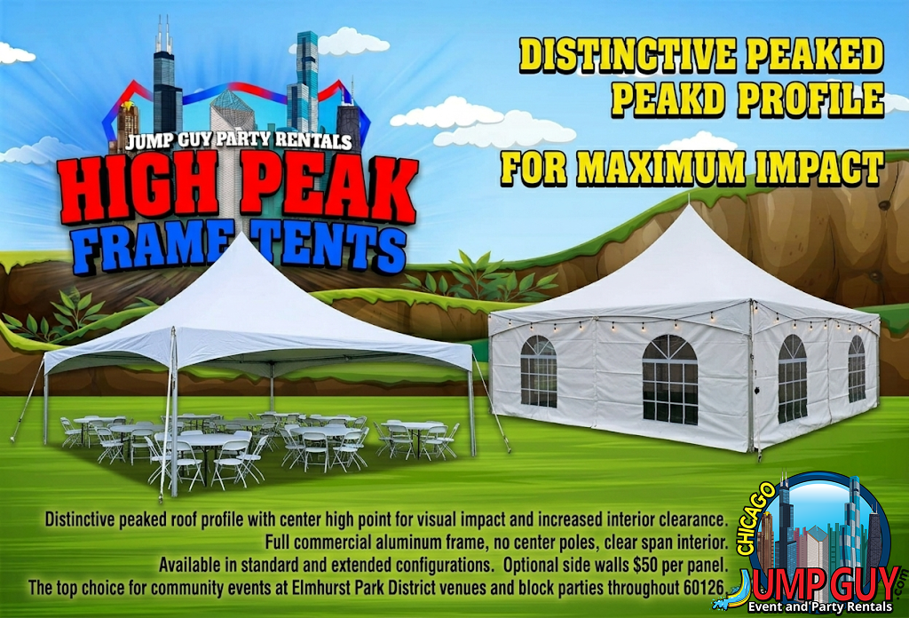 High Peak Frame Tent Grid rental for Mundelein IL events in ZIP code 60060