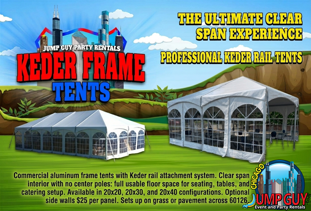 Keder Frame Tent Grid rental for Mundelein IL events in ZIP code 60060