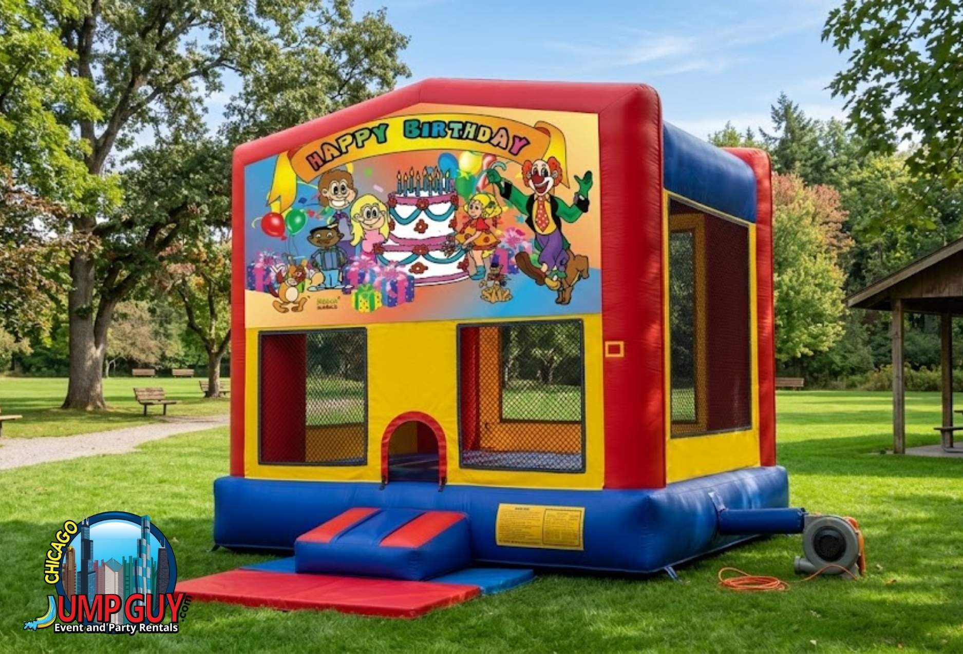 Standard Bounce House Grid rental for Mundelein IL events in ZIP code 60060