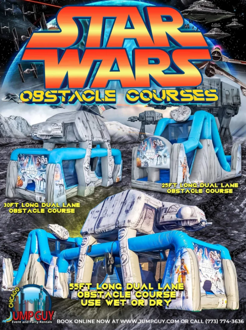 Star Wars Inflatable Obstacle Course rental for Mundelein IL events in ZIP code 60060