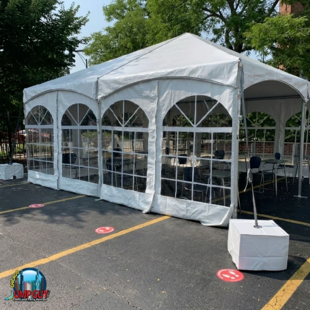 Tent Side Walls Keder High Peak rental for Mundelein IL events in ZIP code 60060